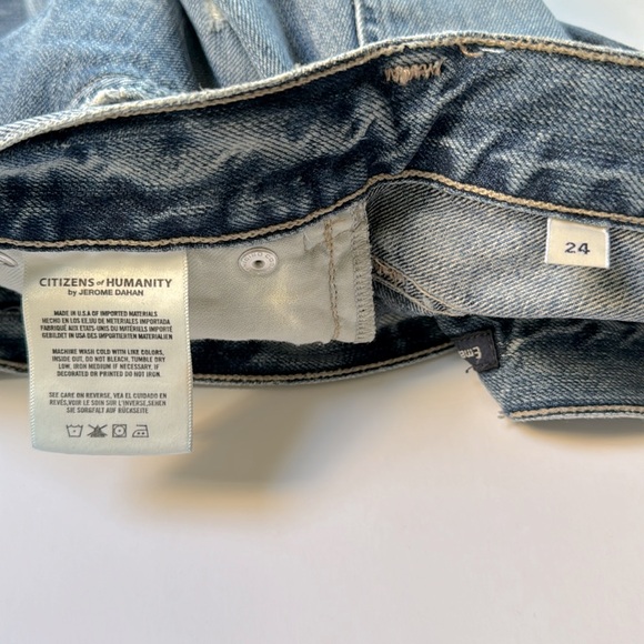 Citizens of Humanity Emerson Slim Fit Boyfriend Jeans Size 24 - Picture 15 of 16